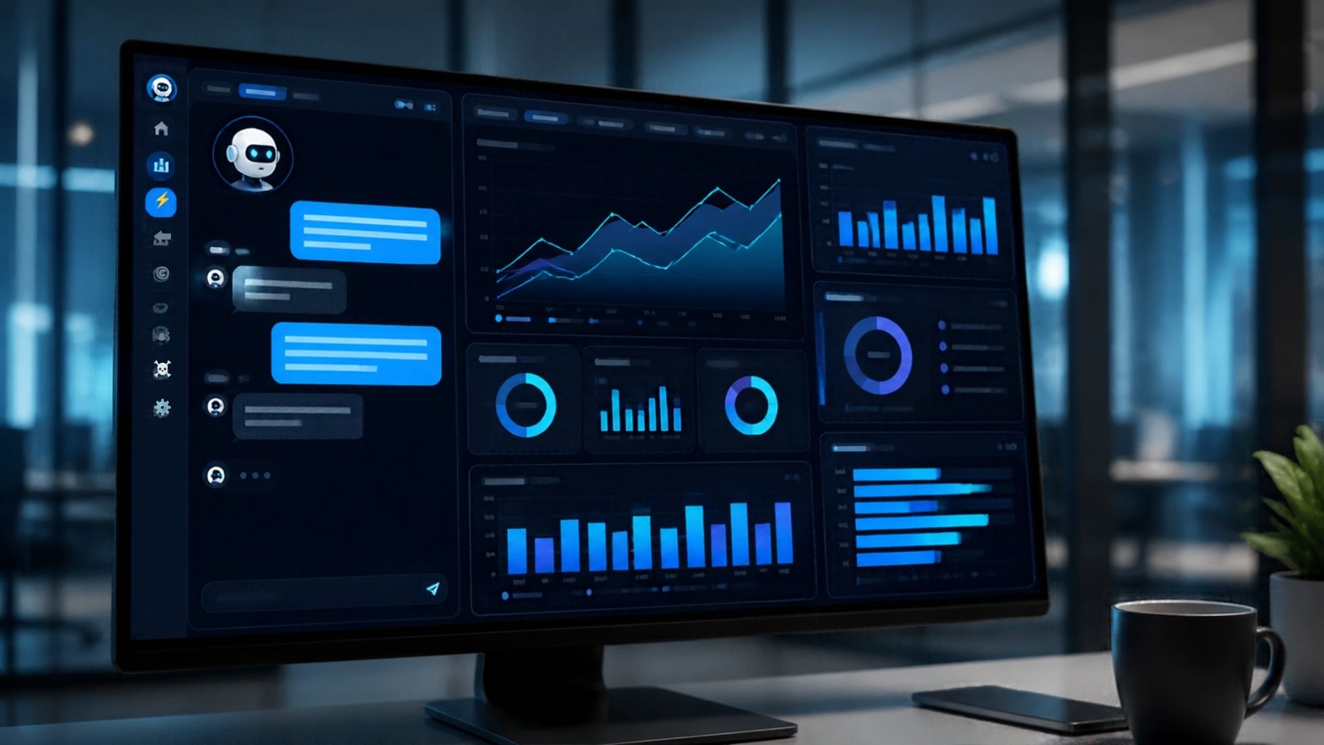 Agente de inteligência artificial respondendo perguntas sobre os dados da empresa